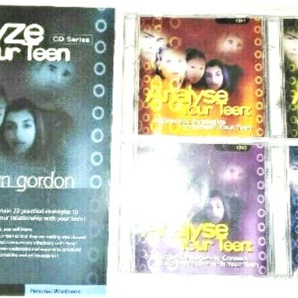 Analyze YOUR TEEN CD Series Karyn Gordoon 4 Cd's & Book Audio Book Communicate - Picture 2 of 10